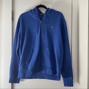 Blue Ralph Lauren Polo Zip-up Jacket
